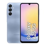 Samsung Galaxy A25 5G, Factory Unlocked Android Smartphone, 128GB, Fast Charging, 50MP Camera, Blue, 3 Year Manufacturer Extended Warranty (UK Version)