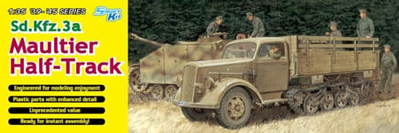 Sd.Kfz.3A Maultier Half Track 1:35 Kit De Modèle En Plastique DRAGON MODELS