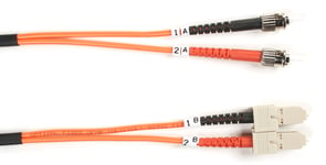 Black box BLACK BOX PREMIUM OM1 62.5/125 MULTIMODE FIBER OPTIC PATCH CABLE - LSZH, ST-SC, ORANGE, 10-M (32.8-FT.) (EFE074-010M)