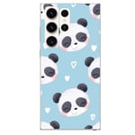 Coque Galaxy S23 ULTRA panda bleu