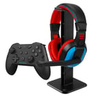 EgoGear - Pack essentiel SBP30 - Casque - Manette - Support pour Nintendo Switch, Switch OLED, PS3 et PC