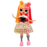 LOL Surprise OMG - Poupee Mannequin 24 cm - Neonlicious - 2 tenues avec peign...