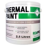 Rempro 2.5Ltr White Anti-Condensation Thermal Wall Paint -Mould & Fungal Barrier