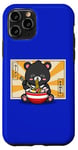 Coque pour iPhone 11 Pro Kawaii Hot Pot Ramen Bear Taiwan Travel