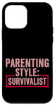 Coque pour iPhone 12 mini Parenting Style Survivalist Élever des enfants résilients