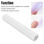 Handheld Nail Lamp Soft Light 1pcs LED Portable Cute Mini UV Nail Dryer For TOU