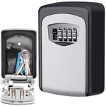 New Wall Mounted Key Storage Lock Box With Password Outdoor Key Safe Storage