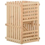 vidaXL Potato Box 50x50x80 cm Solid Pinewood UK HOT