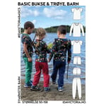 BASIC BUKSE & TRØYE, BARN str. 50-158