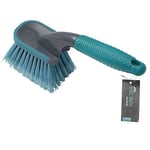 JVL Car Care Nettoyage Gamme de Roue Brosse, Gris et Bleu Sarcelle, Plastique et en Caoutchouc, Bleu Sarcelle/Gris, 48 x 6.8 x 11 cm, Turquoise/Gris, 27 x 6.5 x 10 cm