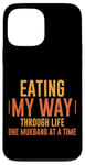 Coque pour iPhone 13 Pro Max Eating My Way Through Life One Mukbang At A Time