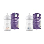 Philips Avent Biberon à Réponse Naturelle de 260 ml & Avent Biberon à Réponse Naturelle de 260 ml, sans BPA pour les bébés de 1 mois et +, motif koala (modèle SCY903/67)