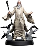 Weta Workshop Statue du Seigneur des Anneaux de Fandom PVC Saroumane La Blanche 26cm