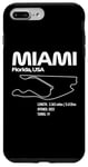 Coque pour iPhone 7 Plus/8 Plus Circuit de course à Miami Formula Racing Circuits Sport