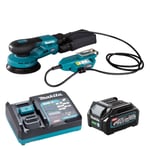 Makita BO001CGZ 40V XGT Brushless Random Orbit Sander 1 x 2.5Ah Battery Charger