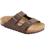 Birkenstock Kids' Arizona Birko-Flor Narrow Mocha Nubuck, 35