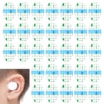 Autocollants Oreilles Étanches de Bébé,Protection Oreille Piscine Enfant,Protege Oreille Autocollant,Protège-Oreilles pour Bain,Cache-Oreilles Transparents Jetables pour Natation,la Douche, Surf,100PC