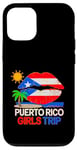 Coque pour iPhone 12/12 Pro Porto Rico Girls Trip Tropical Vacation Vibes