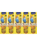 Vitakraft - Bird treats - 5 x Kräcker honey and sesame for budgies (bundle)