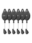 KiwiDesign VR Cable Pulley System-6 pcs V2-6 for Meta Quest 2 Black