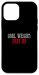 Coque pour iPhone 12 mini OBJECTIF POIDS SEXY AF Objectifs de fitness amusants