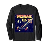 Fireball XL5 Retro Sci-Fi Rocket Long Sleeve T-Shirt