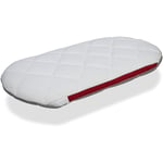 Matelas de Couffin 72x33 memoire de forme Epaisseur 3 cm 2 in 1:Matelas pour Landau,Nacelle,Berceau + protege matrelas -Dehoussable, lavable,