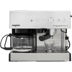 Magimix L'Expresso & Filtre Automatic - Machine à café avec machine à filtre et buse vapeur Cappuccino - 19 bar - 10 tasses - Chrome mat