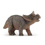 Papo - Figurine dinosaure - Bébé Tricératops, Premiers Pas dans le Monde des Dinosaures pour Enfants dès 3 Ans - Découverte Préhistorique et Éveil Scientifique