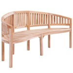 Banc de jardin meuble de patio bois Helloshop26