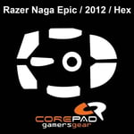 Corepad Skatez Razer Naga Epic 2012 Hex Souris Pieds Patins Téflon Hyperglides