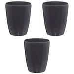 Lot de 3 pots pour orchidées avec réserve d'eau - Orchidea gris 2 litres