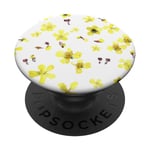 Eye-Catching Floral Art: Yellow Pedals Falling Down PopSockets Swappable PopGrip