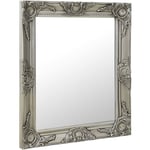 FIMEI Miroir mural style baroque 50x60 cm Argenté