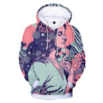 CAFINI 3D Printed Hoodie Singer Lana Del Rey Social Star Harajuku Sweatshirt Streetwear Hip-Hop Fashion Student Youth Fan Gift Set(XS-3XL)