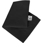 Coussin pour palette Similicuir Extérieur Noir Housse Dossier 80x45x25 Sans Garnissage Noir