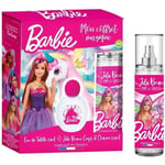 BARBIE parfymset för barns flickor Eau de Toilette 30ml + Kropp och hår doftande mist 100ml Blommig-fruktig doft