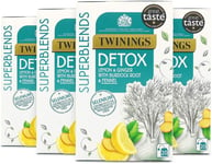 Twinings Superblends Detox with Lemon Ginger Burdock Root & Fennel 80 Teabag