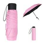 Vicloon Parapluie Pliant,Mini Parapluie de Soleil,Parapluie de Poche Ultra Léger Mode Compact Portable Anti-UV,Idéal pour les activités de plein air Golf Voyage Randonnée