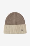 Calvin Klein - Mössa CK Metal Two-tone Chunky Beanie - Grå