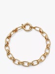 Daisy London Vintage-Style Link Chain Bracelet, Gold