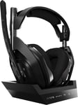 ASTRO Gaming A50 Wireless Gaming Headset  Charging Base Station, GameVoice Balan