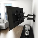 Swivel Tilt TV Wall Bracket For 32 37 40 42 47 50 55" inches Flat Corner Support