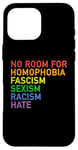 Coque pour iPhone 16 Pro Max Pas de place pour la haine - Equal Rights Pride Rainbow Anti-hate Love