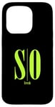 Coque pour iPhone 15 Pro Vert SO Fresh Green Graphic