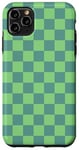 iPhone 11 Pro Max Checkered Green Checkerboard Case