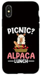 Coque pour iPhone X/XS Pique-nique - Déjeuner Picknick Alpaka