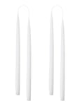 Kunstindustrien Hand Dipped Candles, 4 Pack Vit