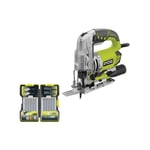 Pack Ryobi Scie sauteuse pendulaire électrique 680W RJS1050-K - Coffret de 20 lames RAK20JB