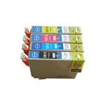 Pack Epson XP-30/102/202/305/405 (T1816) Puce BK*14ml+M/C/Y*10ml